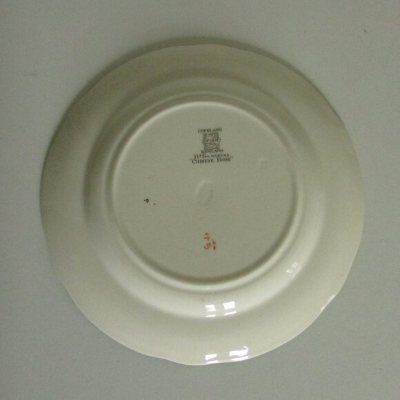 Vintage 7.5" salad plate, Chinese Rose design, Copeland Spode (Lot 1) - Picture 13 of 13